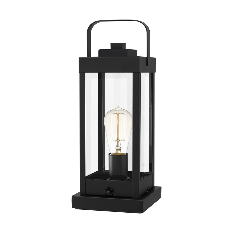 Quoizel WVR9806EK Westover One Light Outdoor Table Lamp, Earth Black