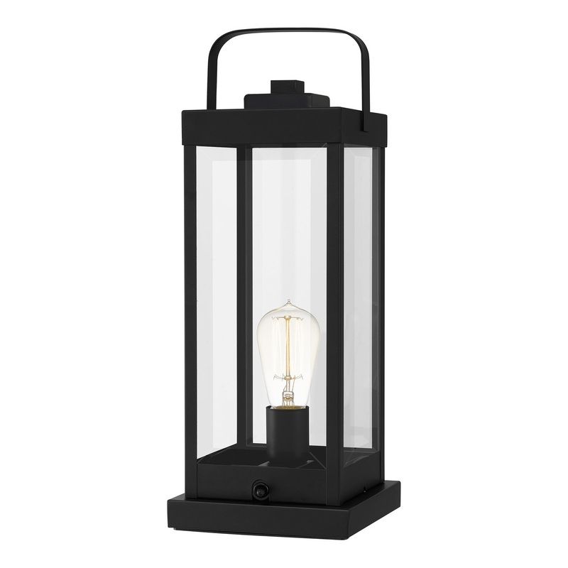 Quoizel WVR9807EK Westover One Light Outdoor Table Lamp, Earth Black