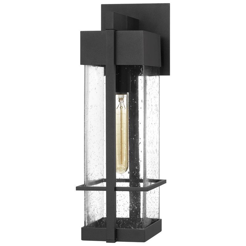 Quoizel WYN8406EK Wynn One Light Outdoor Wall Mount, Earth Black