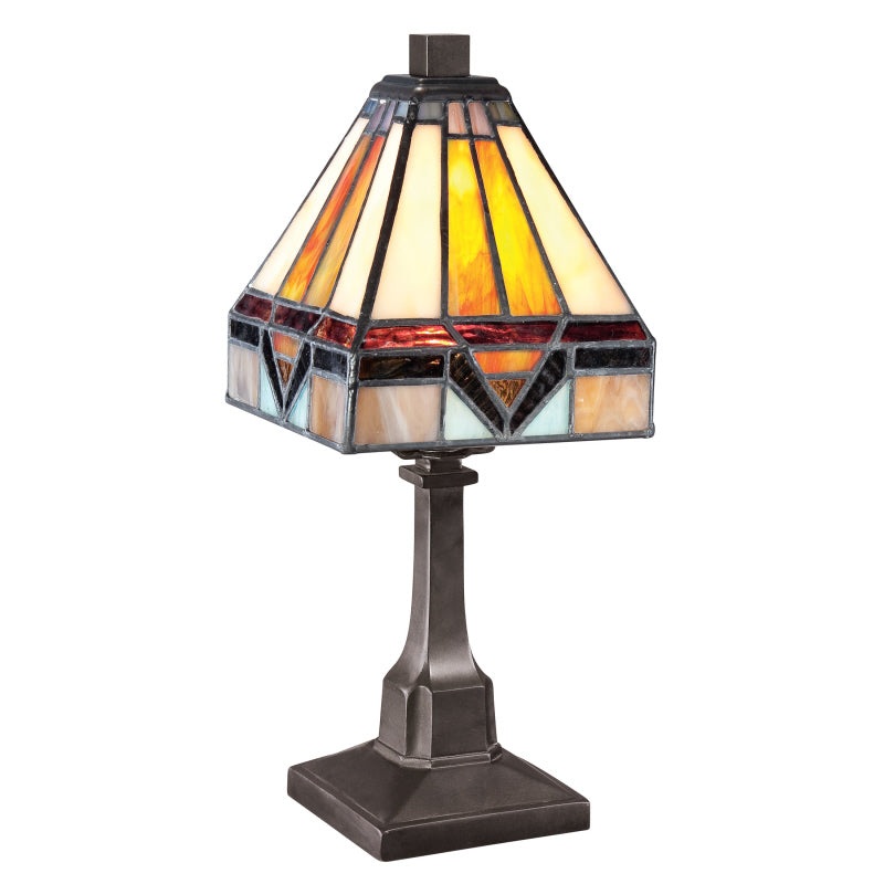 Quoizel TF1021TVB Holmes One Light Table Lamp, Vintage Bronze