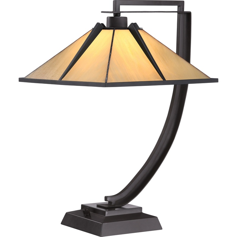 Quoizel TF1791TWT Pomeroy One Light Table Lamp, Western Bronze