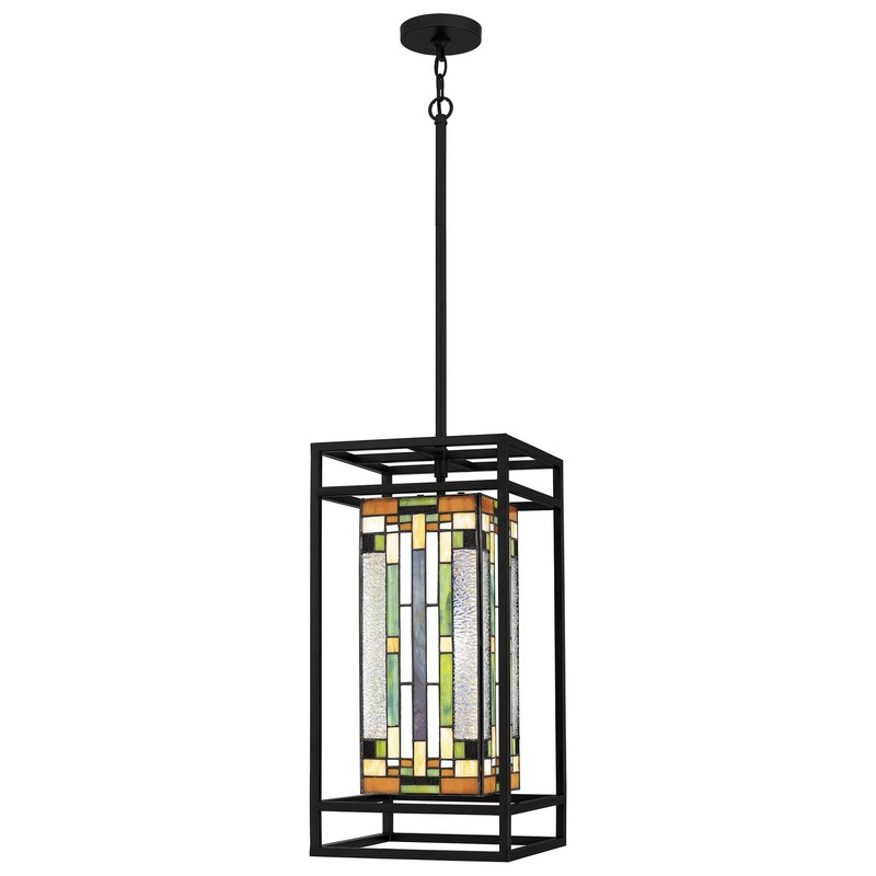 Quoizel TF5333MBK Mateo One Light Mini Pendant, Matte Black (Discontinued)