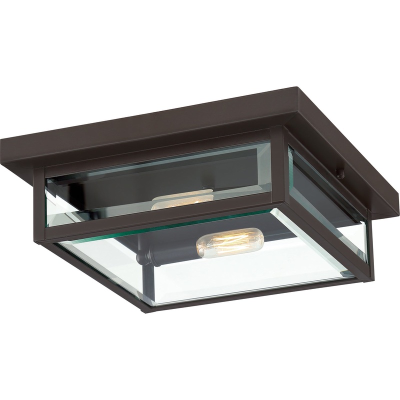 Quoizel WVR1612WT Westover Two Light Outdoor Lantern, Western Bronze