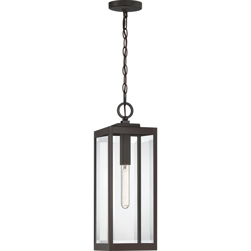 Quoizel WVR1907WT Westover One Light Outdoor Lantern, Western Bronze
