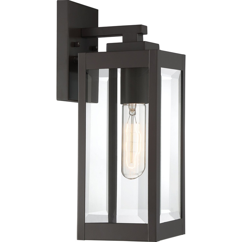 Quoizel WVR8405WT Westover One Light Outdoor Lantern, Western Bronze