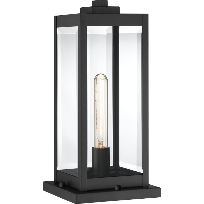 Quoizel WVR9106EK Westover One Light Outdoor Lantern, Earth Black