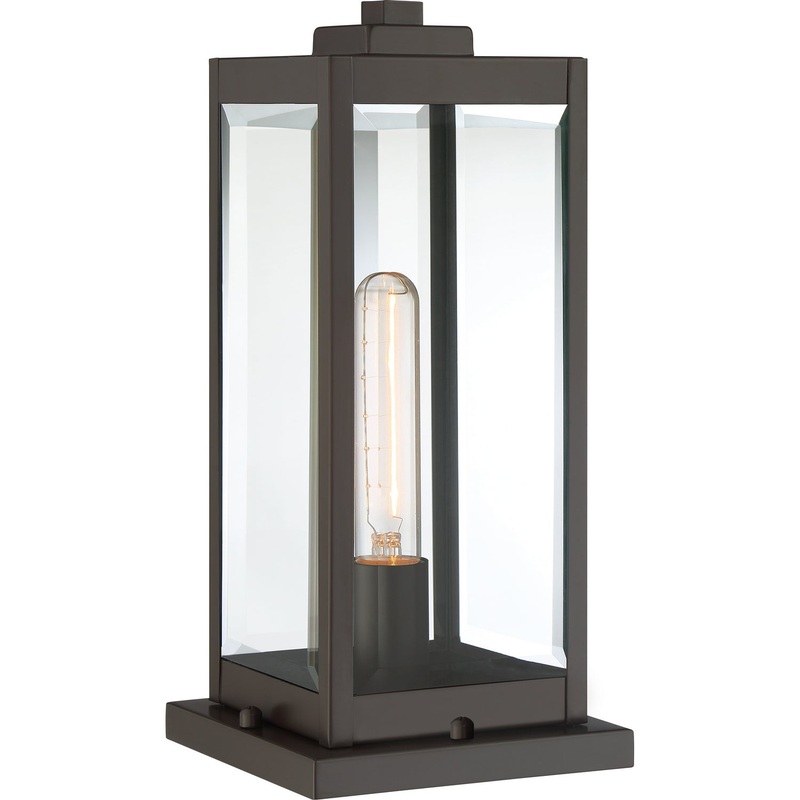Quoizel WVR9106WT Westover One Light Outdoor Lantern, Western Bronze