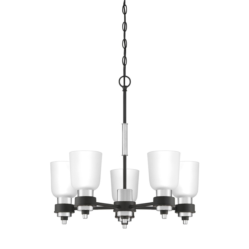 Quoizel CRD5023BN Conrad Five Light Chandelier, Brushed Nickel (Discontinued)