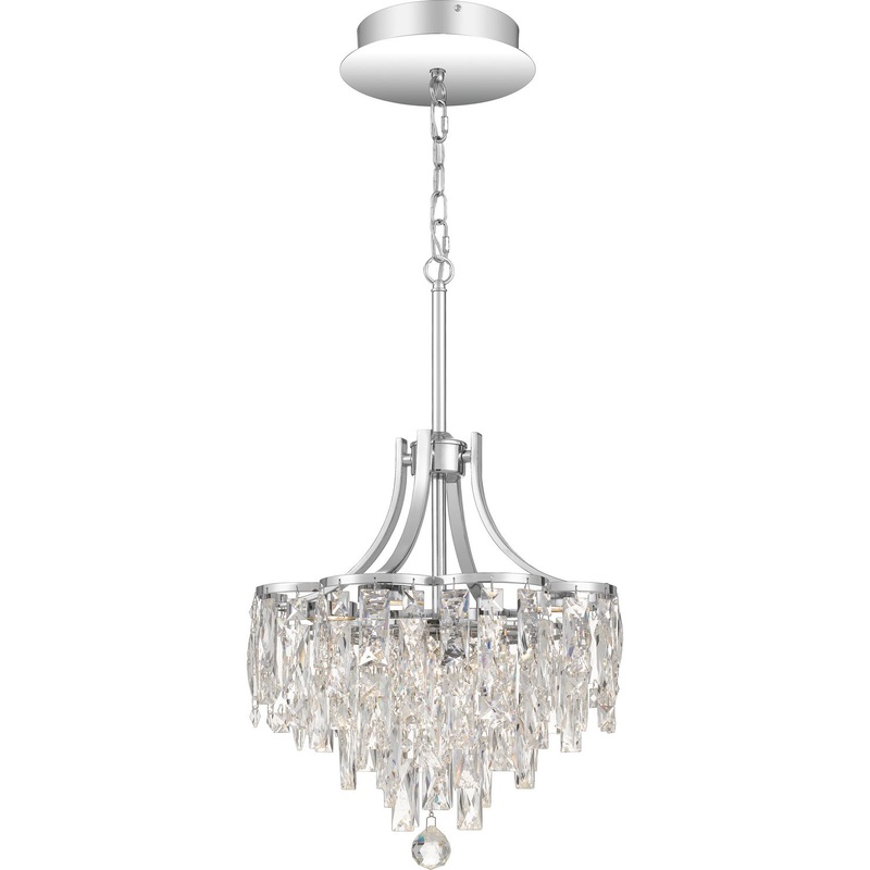 Quoizel PCBO2816C Bravado Pendant, Polished Chrome