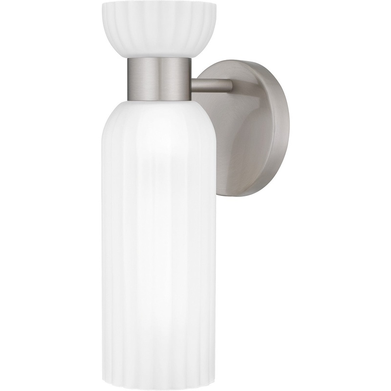 Quoizel REB8605BN Rembrandt One Light Wall Sconce, Brushed Nickel