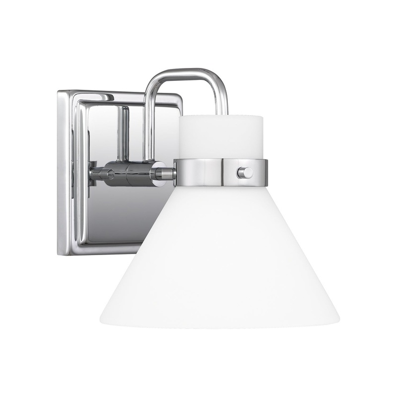 Quoizel RGN8607C Regency One Light Wall Sconce, Polished Chrome (Discontinued)