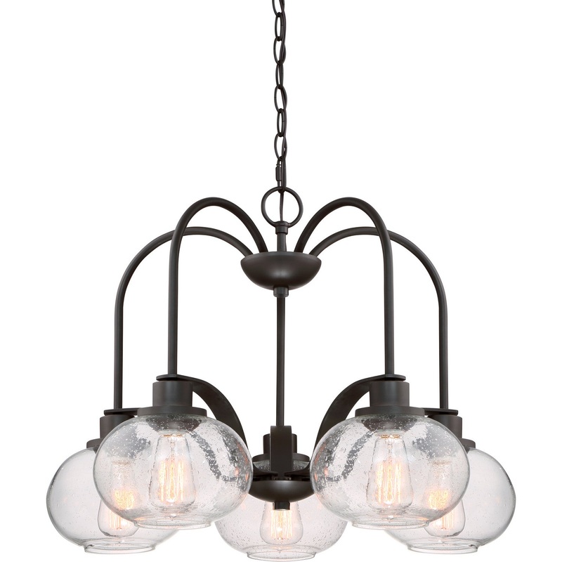 Quoizel TRG5105OZ Trilogy Five Light Chandelier, Old Bronze