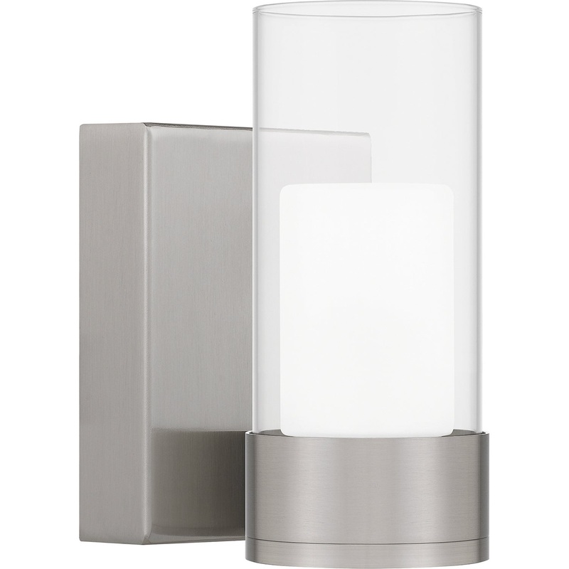 Quoizel PCLOG8605BN Logan LED Wall Sconce, Brushed Nickel (Discontinued)