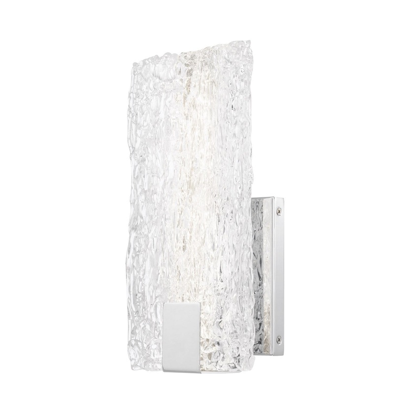 Quoizel PCWR8506C Winter LED Wall Sconce, Polished Chrome