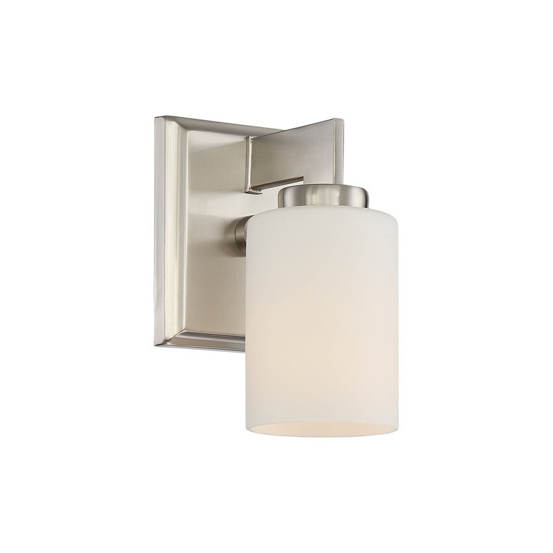 Quoizel TY8601BN Taylor One Light Bath Fixture, Brushed Nickel