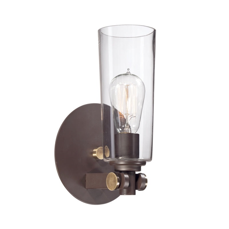 Quoizel UPEV8701WT East Village One Light Wall Sconce, Western Bronze