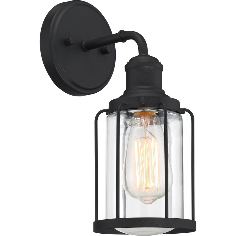 Quoizel LUD8605EK Ludlow One Light Bath, Earth Black