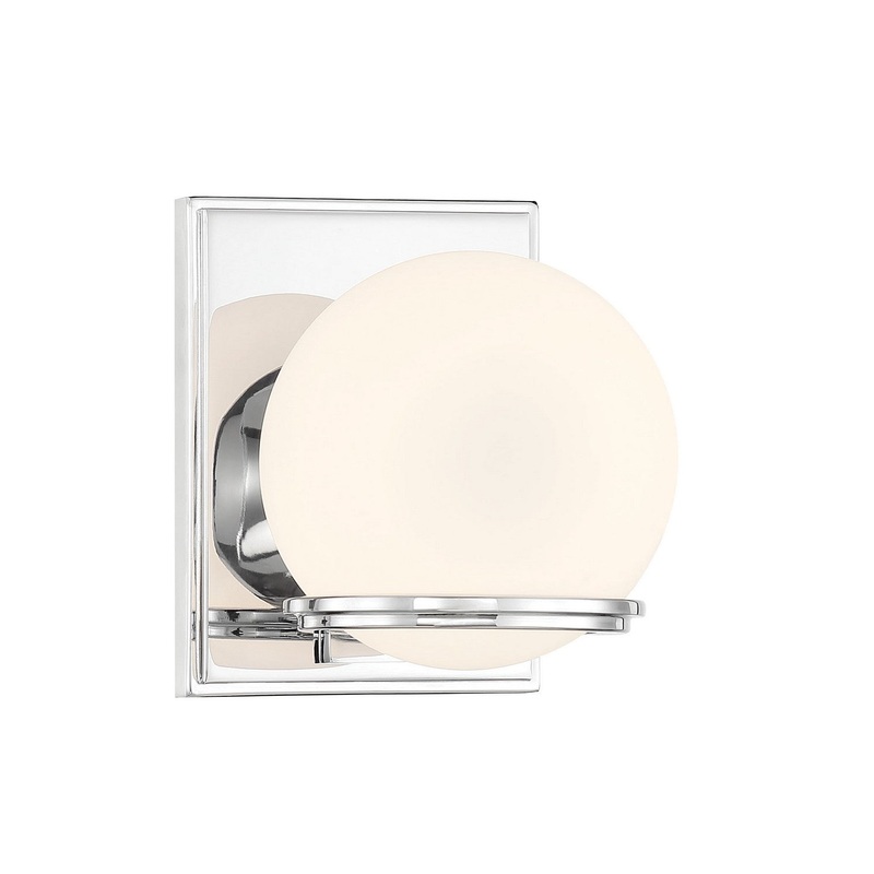 Minka-Lavery 2841-77 Broadway Nights One Light Bath, Chrome
