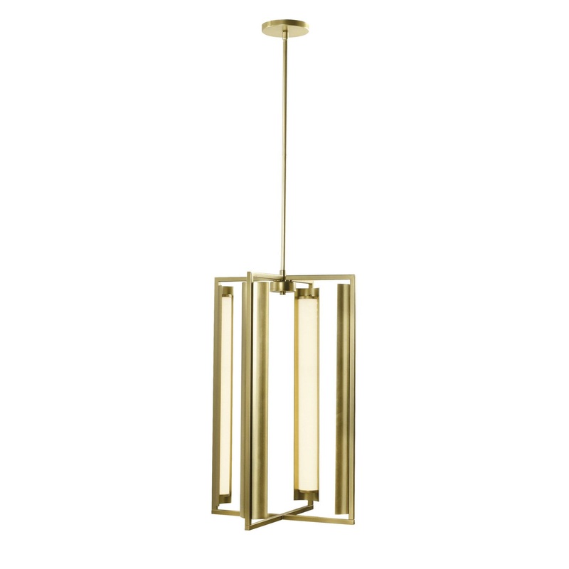 Minka-Lavery 5055-774-L Trizay LED Pendant, Harvest Gold