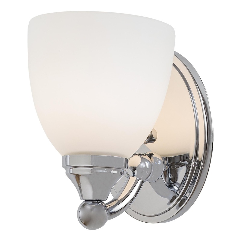 Minka-Lavery 5841-77 Taylor Bath One Light Bath, Chrome