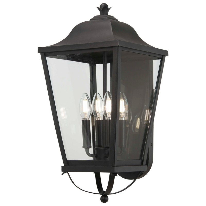 Minka-Lavery 73282-66 Savannah Four Light Outdoor Wall Mount, Sand Coal