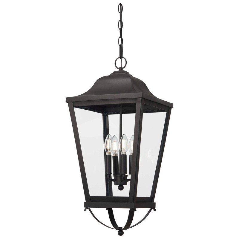 Minka-Lavery 73288-66 Savannah Four Light Outdoor Chain Hung, Sand Coal