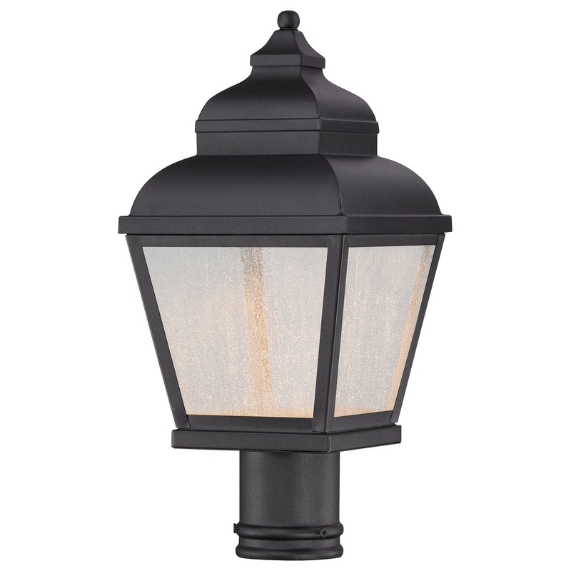 Minka-Lavery 8265-66-L Mossoro LED Outdoor Post Mount, Coal