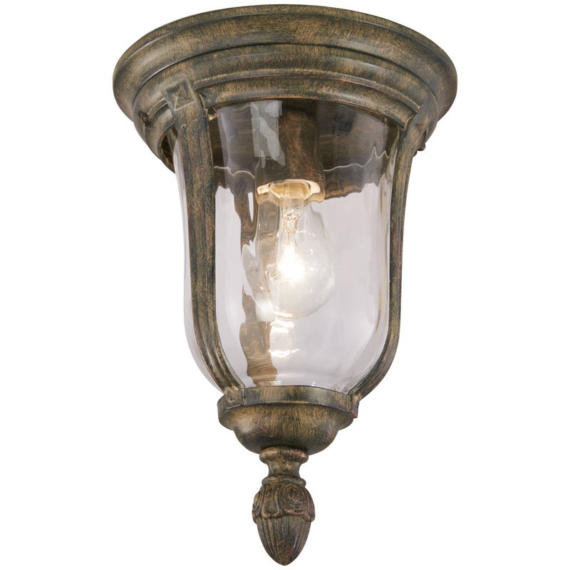 Minka-Lavery 8999-61A Ardmore One Light Outdoor Lantern, Vintage Rust