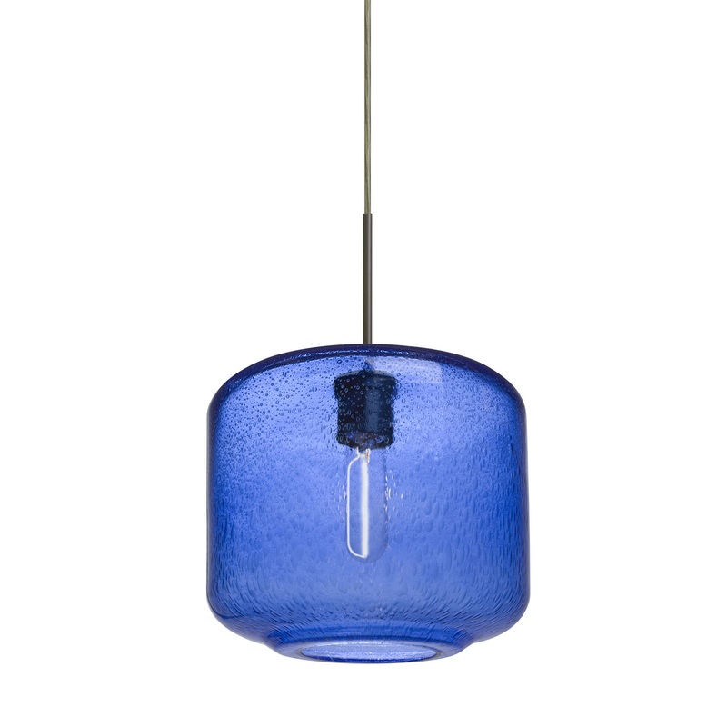Besa 1JT-NILES10BL-EDIL-BR Niles One Light Pendant Bronze