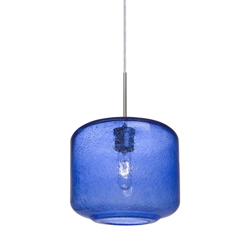 Besa 1JT-NILES10BL-SN Niles One Light Pendant Satin Nickel