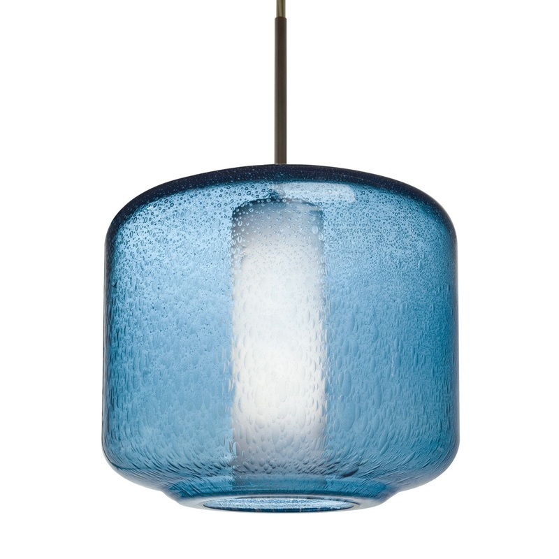 Besa 1JT-NILES10BO-LED-BR Besa Niles 10 Pendant LED Pendant Bronze