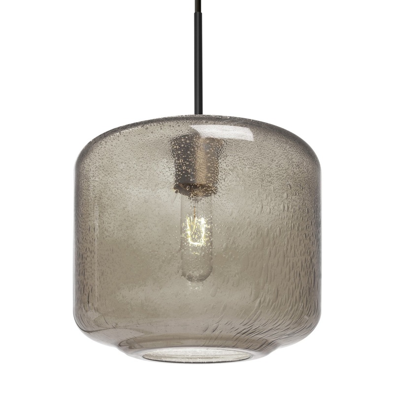 Besa 1JT-NILES10SM-BK Besa Niles 10 Pendant One Light Pendant Black