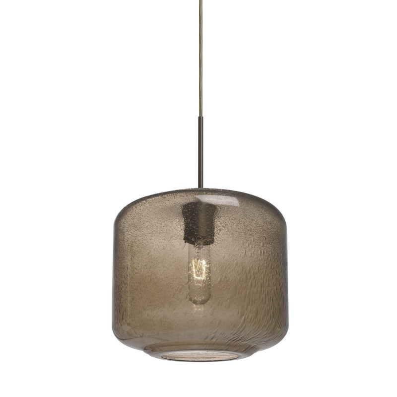 Besa 1JT-NILES10SM-BR Niles One Light Pendant Bronze