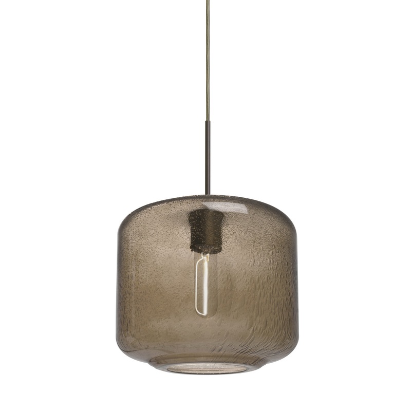Besa 1JT-NILES10SM-EDIL-BR Niles One Light Pendant Bronze