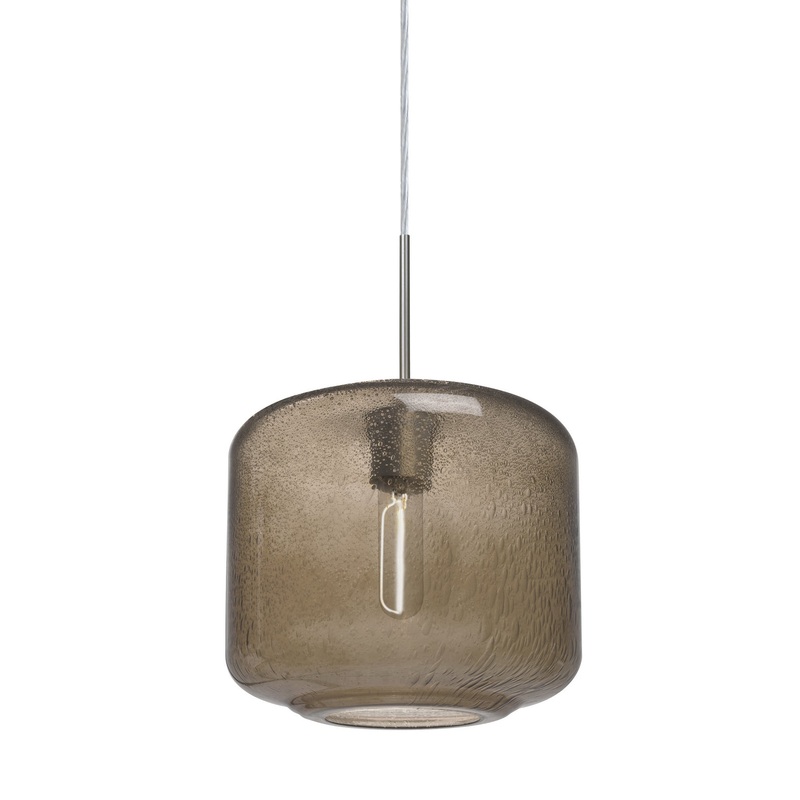Besa 1JT-NILES10SM-EDIL-SN Niles One Light Pendant Satin Nickel