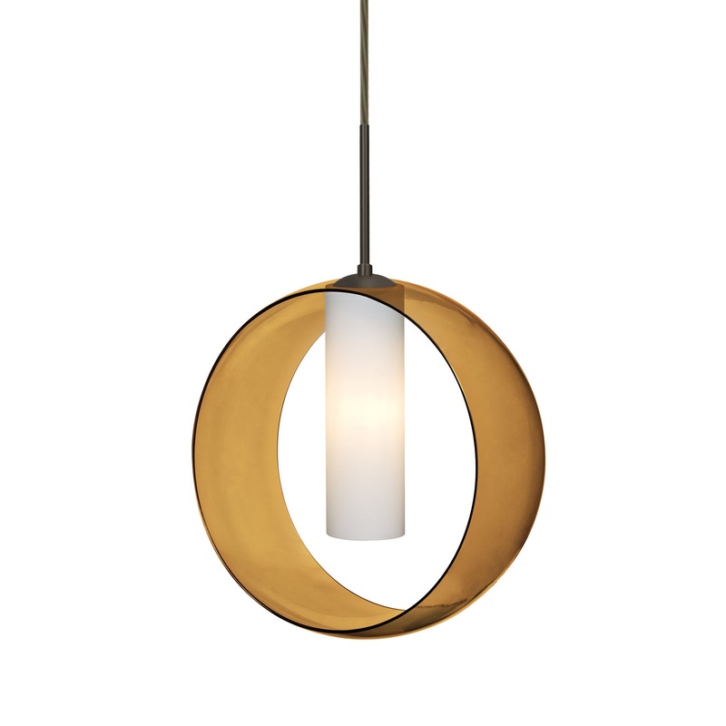 Besa 1JT-PLATOAM-LED-BR Plato One Light Pendant Bronze