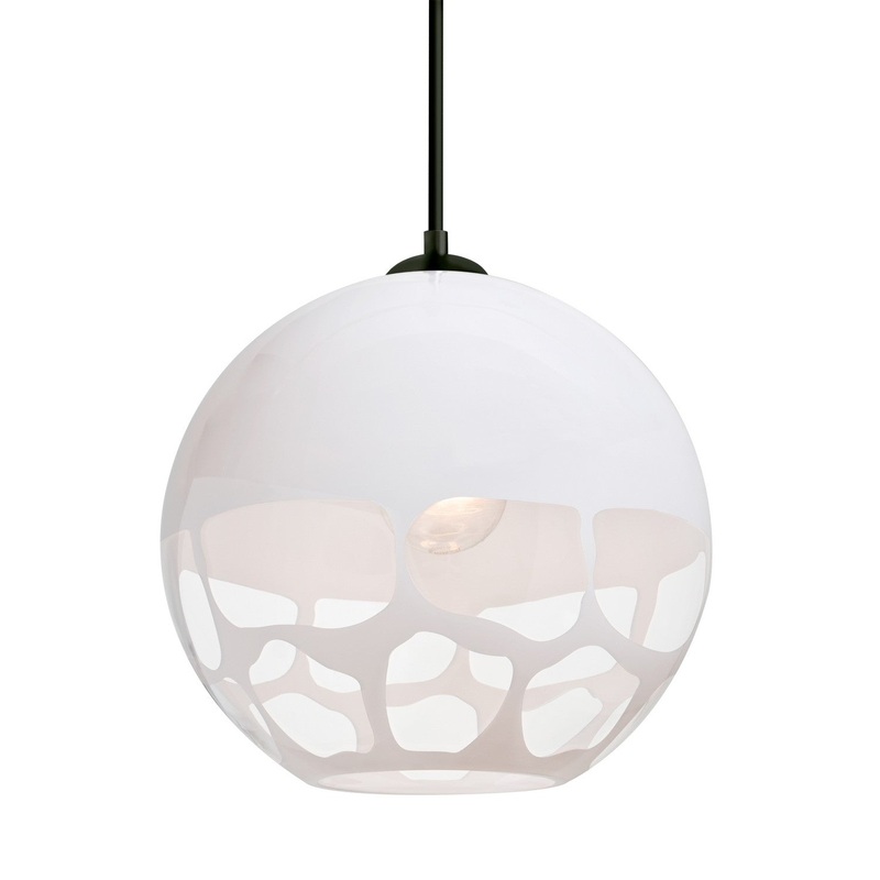 Besa 1JT-ROCKYWH-LED-BK Besa Rocky Pendant LED Pendant Black