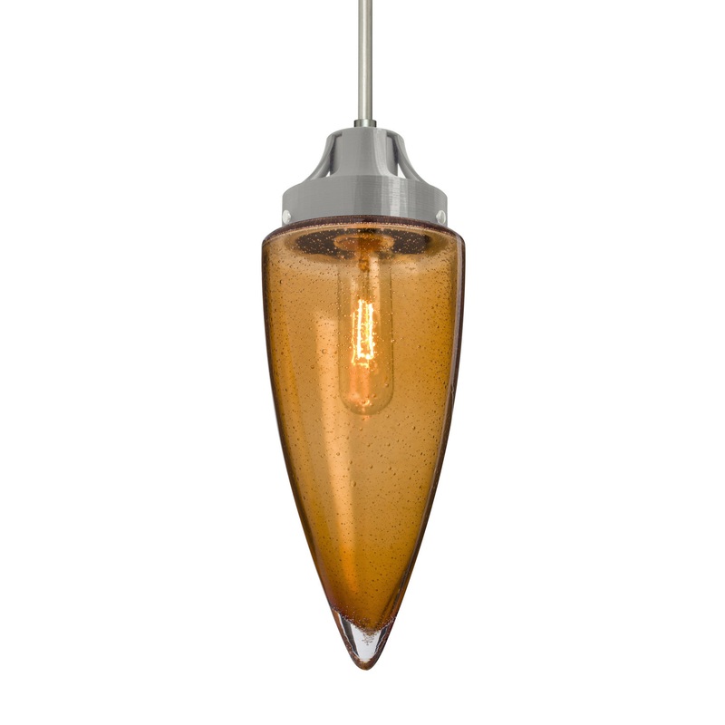 Besa 1JT-SULUAM-SN Sulu One Light Pendant Satin Nickel