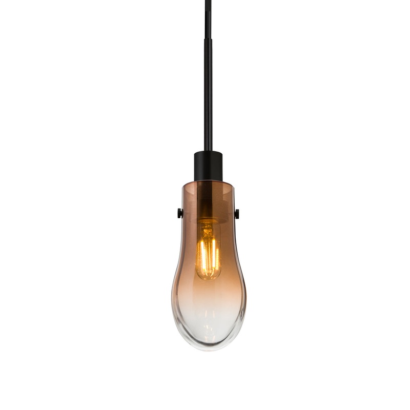 Besa 1JT-WISHAM-BK Wish One Light Pendant Black