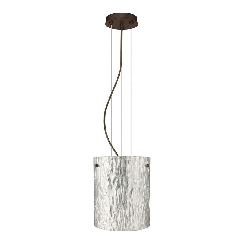 Besa 1KG-4006SS-LED-BR Tamburo One Light Pendant Bronze