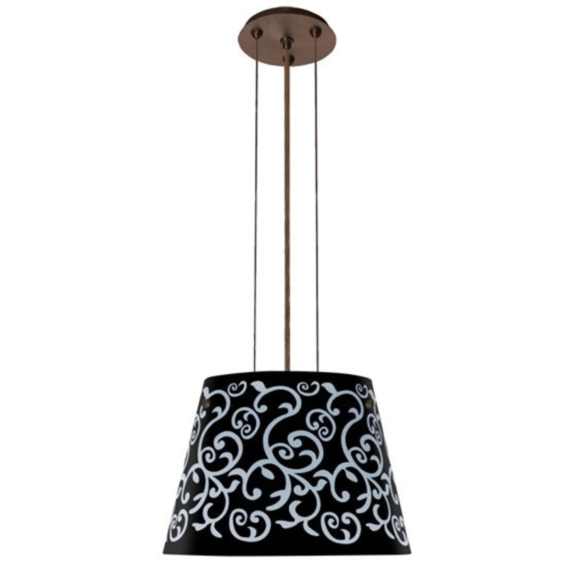 Besa 1KG-4393BD-BR Amelia One Light Pendant Bronze (Discontinued)