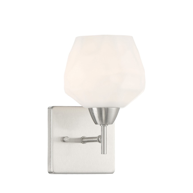 Minka-Lavery 3171-84 Camrin One Light Bath, Brushed Nickel
