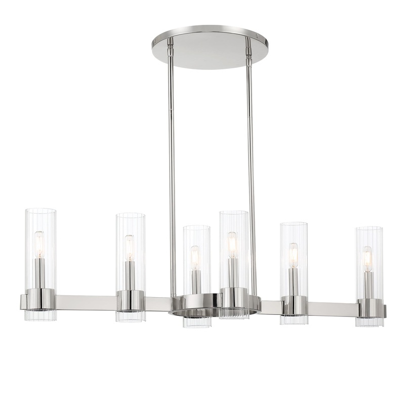 Minka-Lavery 3896-77 Vernon Place Six Light Island Pendant, Chrome