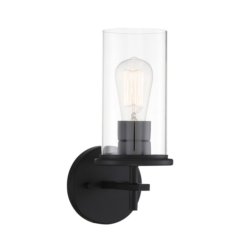 Minka-Lavery 4091-66A Haisley One Light Bath Bar, Coal