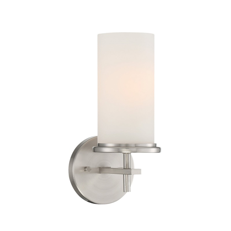 Minka-Lavery 4091-84 Haisley One Light Bath Bar, Brushed Nickel