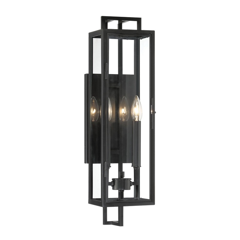 Minka-Lavery 73330-66A Knoll Road Two Light Outdoor Wall Mount, Coal
