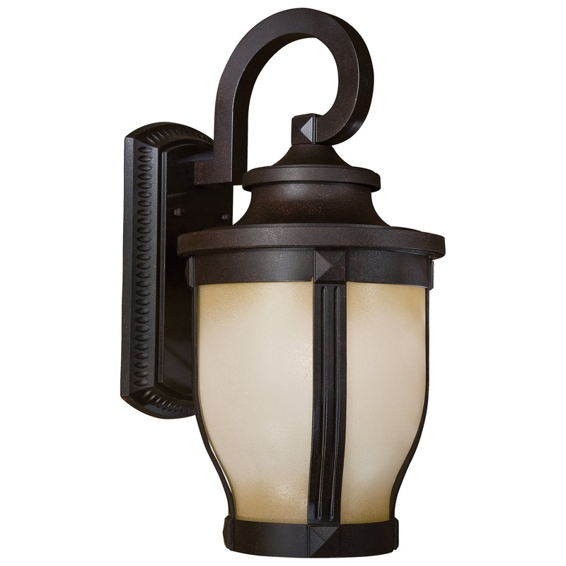 Minka-Lavery 8763-166-PL Merrimack One Light Wall Mount, Corona Bronze