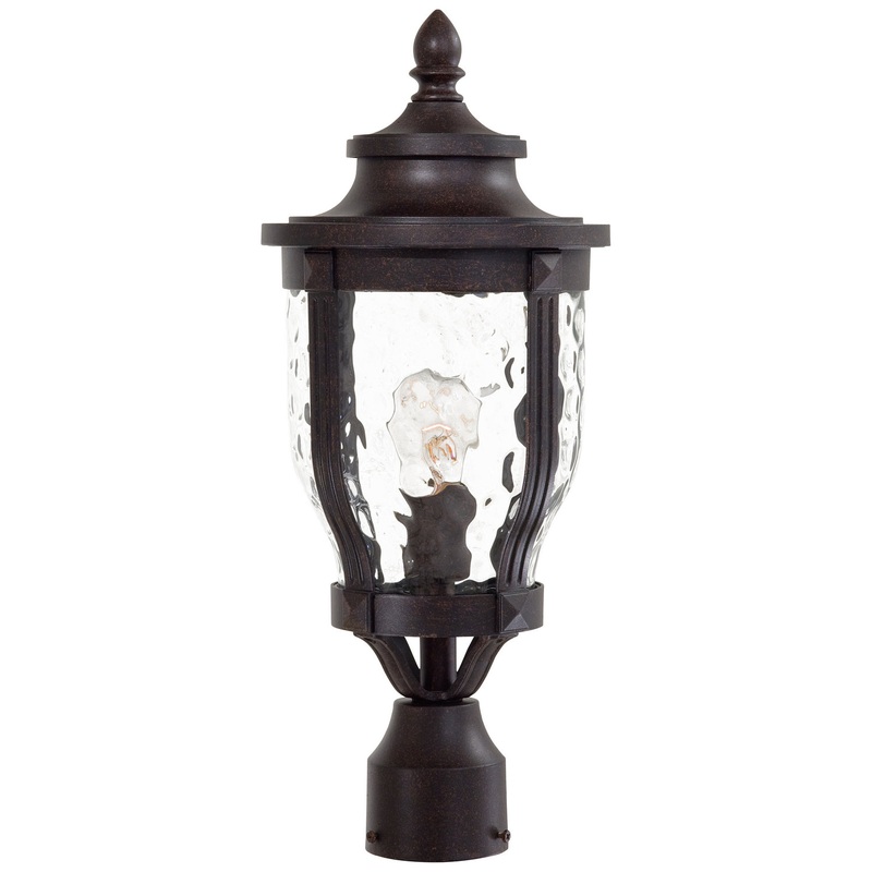 Minka-Lavery 8766-166 Merrimack One Light Post Mount, Corona Bronze