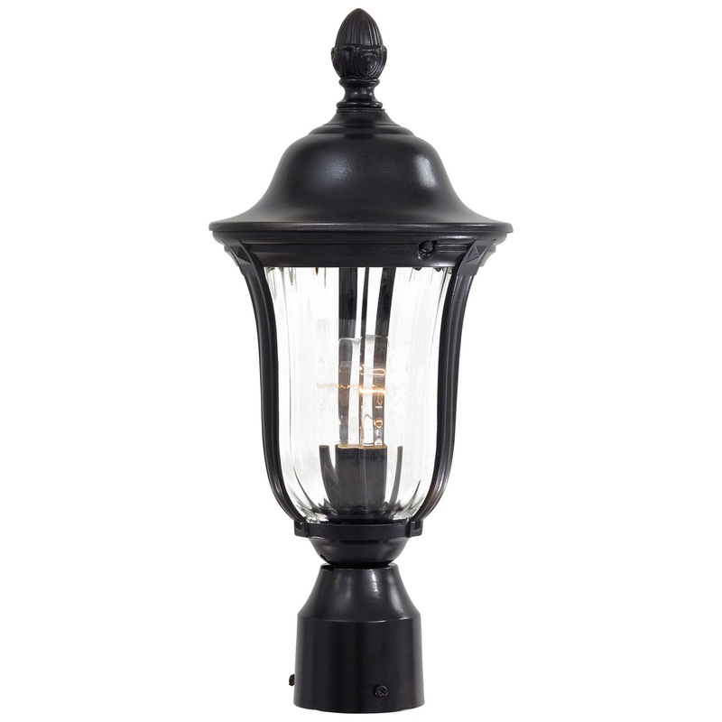 Minka-Lavery 8845-94 Morgan Park One Light Outdoor Post Mount, Heritage