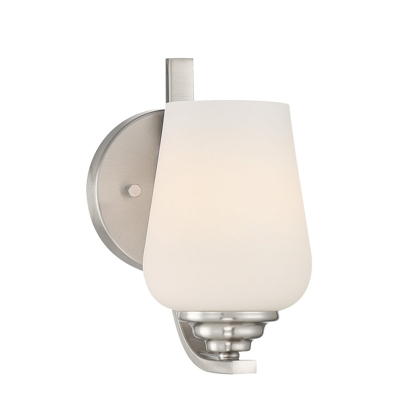 Minka-Lavery 1921-84 Shyloh One Light Bath, Brushed Nickel